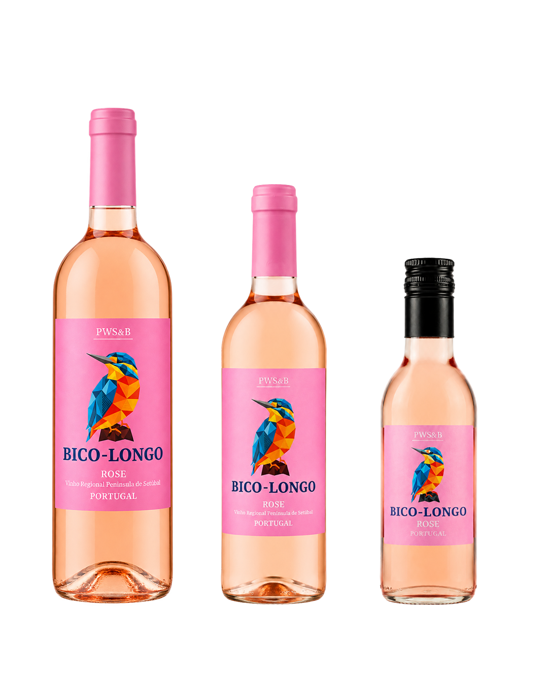 Bico-Longo Rosé in 750 ml, 375 ml and 250 ml bottles