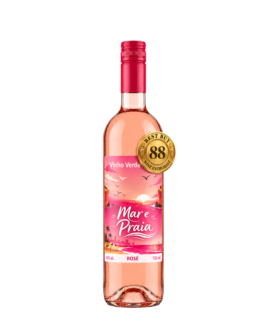 Mar e Praia Rosé — Rosé wine, DOC Vinho Verde, Portugal